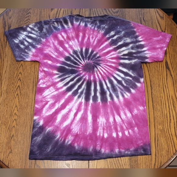 Spiral Style Tye Dye in Purples - Medium - Picture 2 of 2